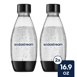 Sodastream Sparkling Water Bottle Twin Pack Black 16.9 oz- final sale