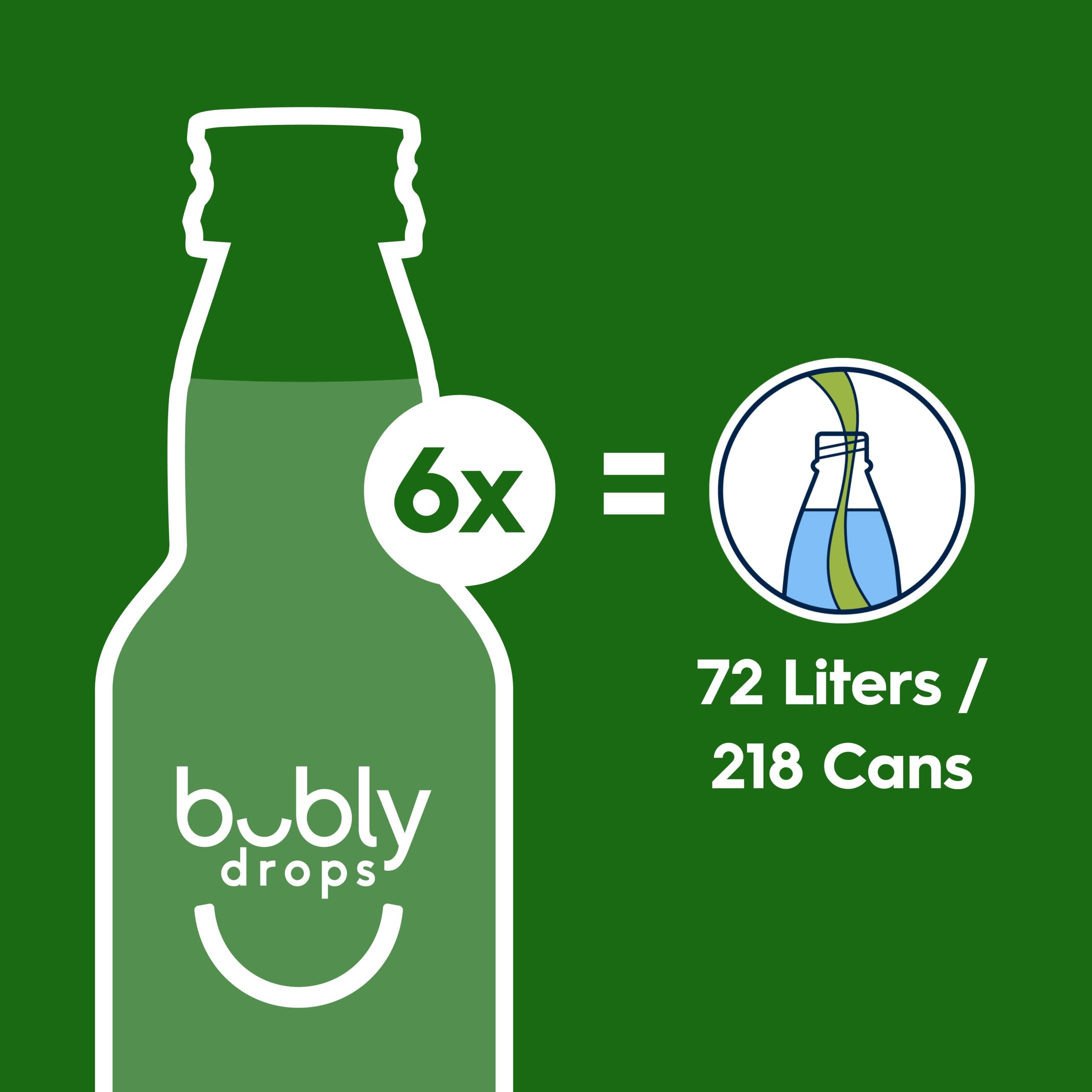Sodastream bubly drops? Tropical Original Variety Natural Flavor Essence 6 Pack 40ml - final sale - Image 3