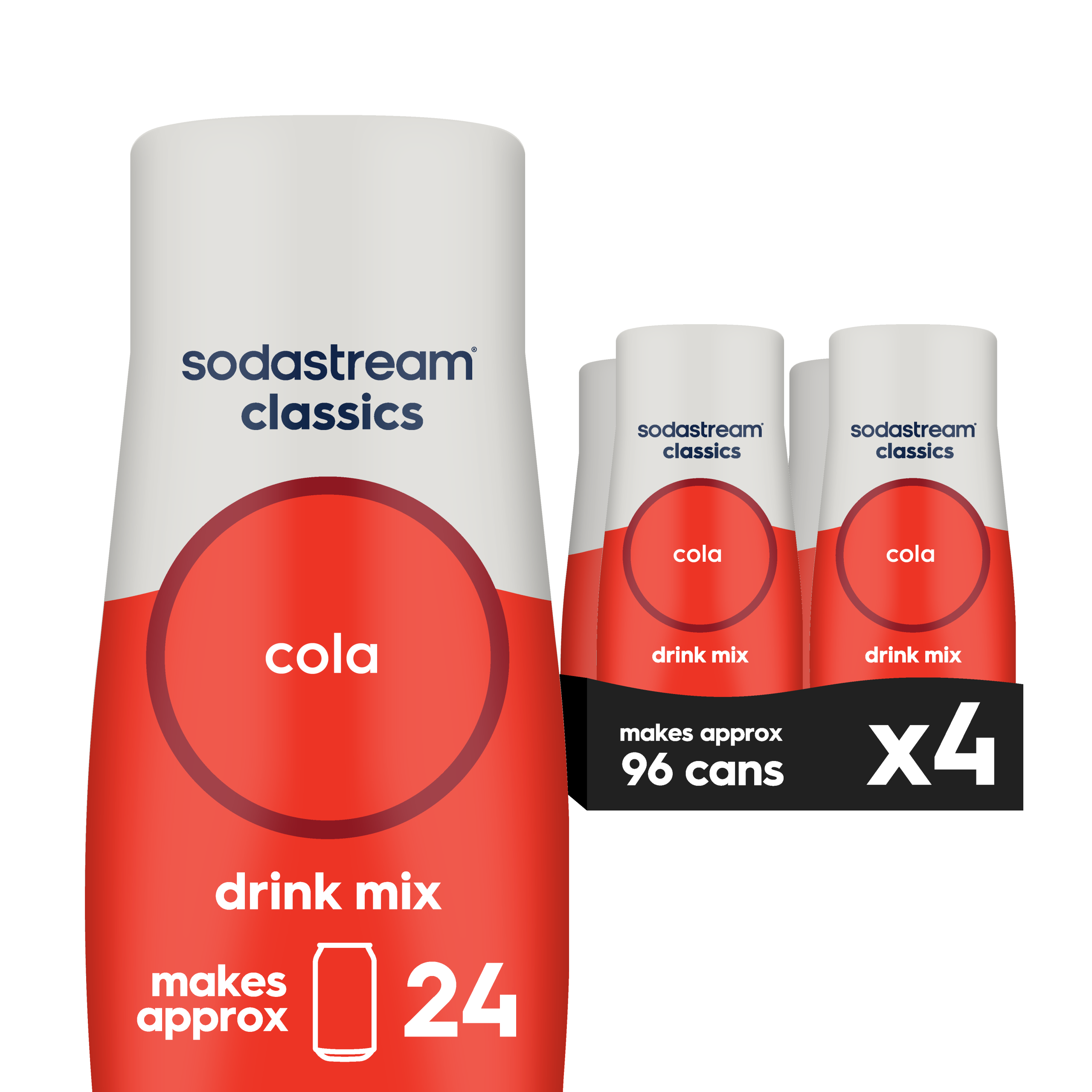 Sodastream Classics? Cola Drink Mix 4 Pack 440ml- final sale