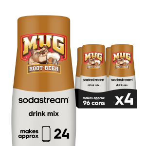 Sodastream MUG? Root Beer Drink Mix 4 Pack 440ml- final sale