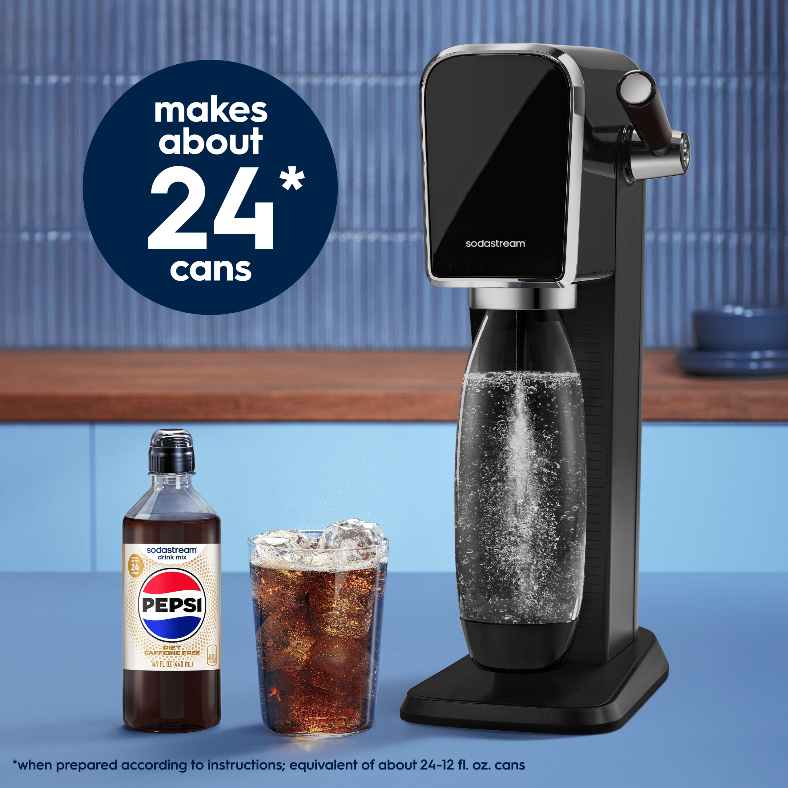 Sodastream Diet Pepsi? Caffeine Free Drink Mix 440ml - Image 2