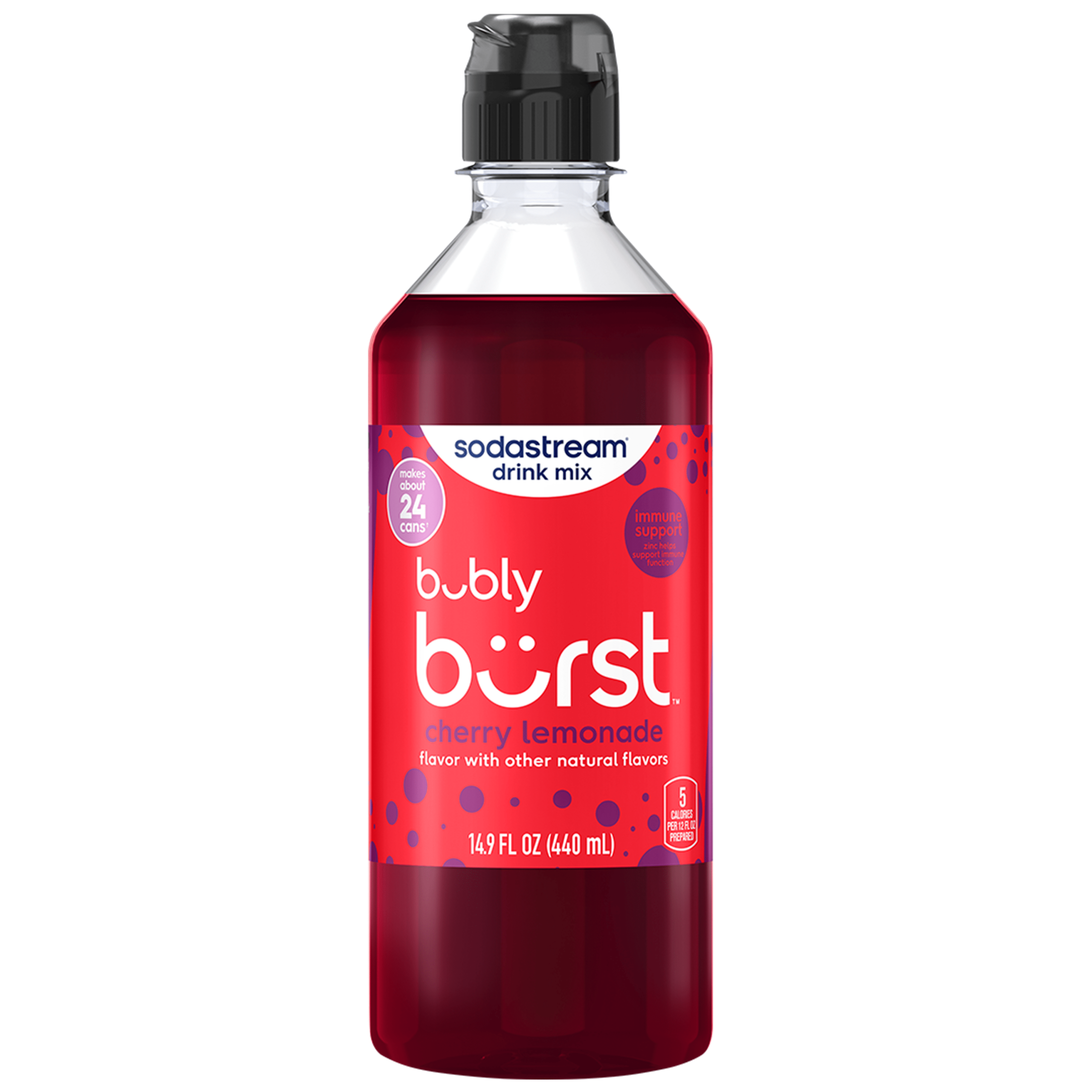 Sodastream bubly burst? Cherry Lemonade Drink Mix 440ml
