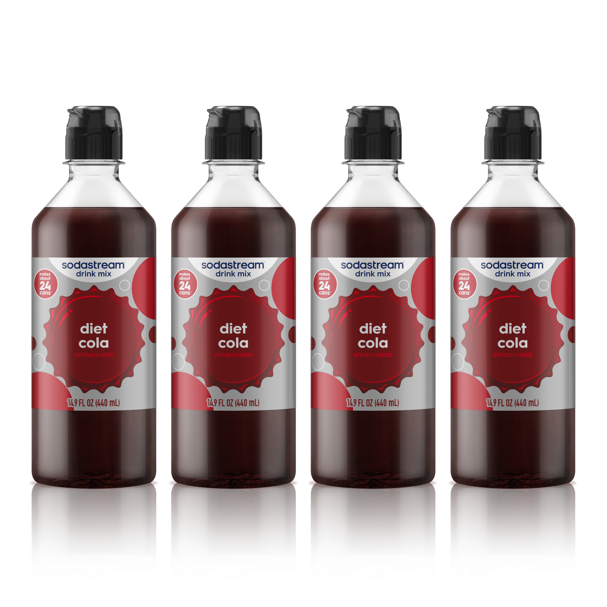 Sodastream Classics? Diet Cola Drink Mix 4 Pack 440ml