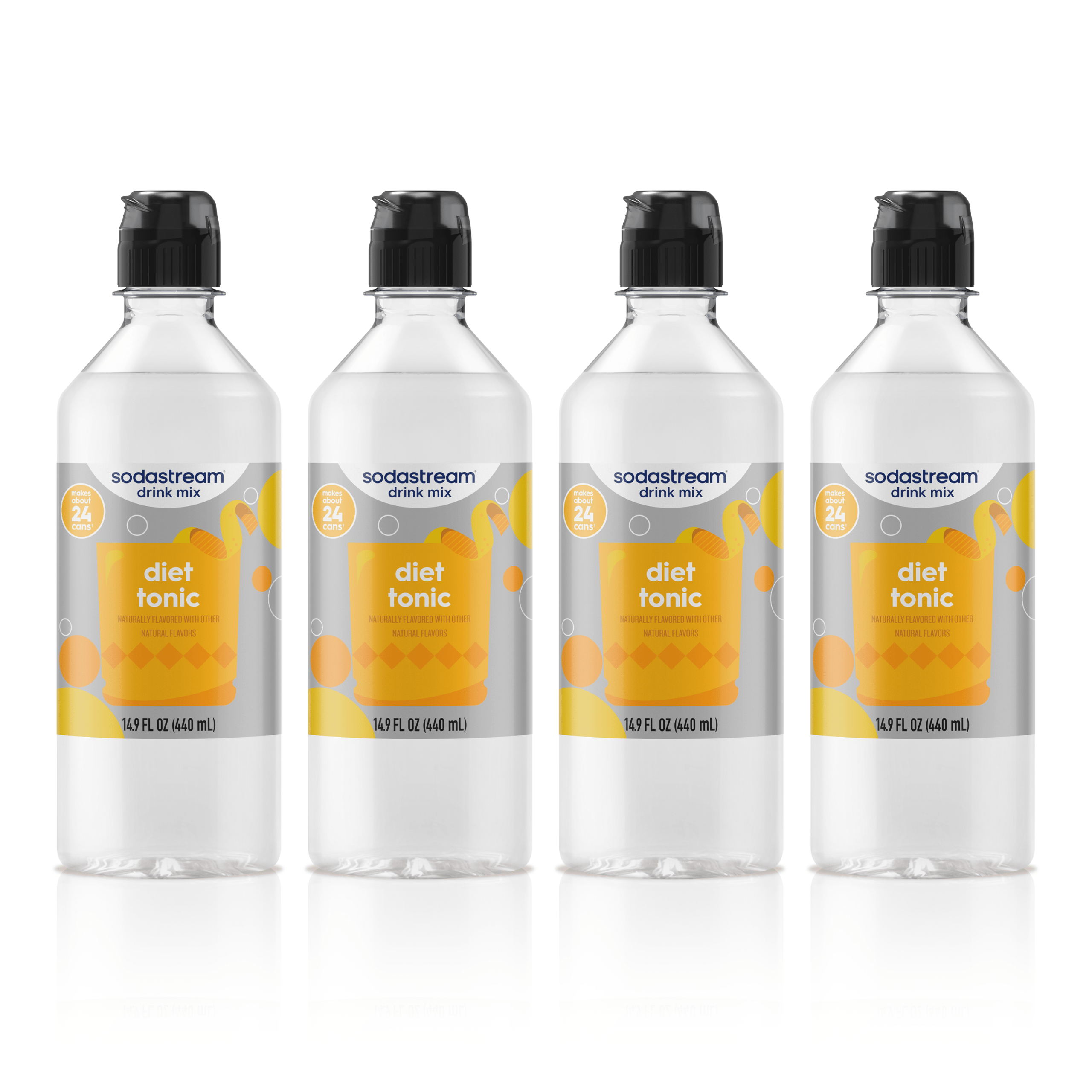 Sodastream Classics? Diet Tonic Drink Mix 4 Pack 440ml