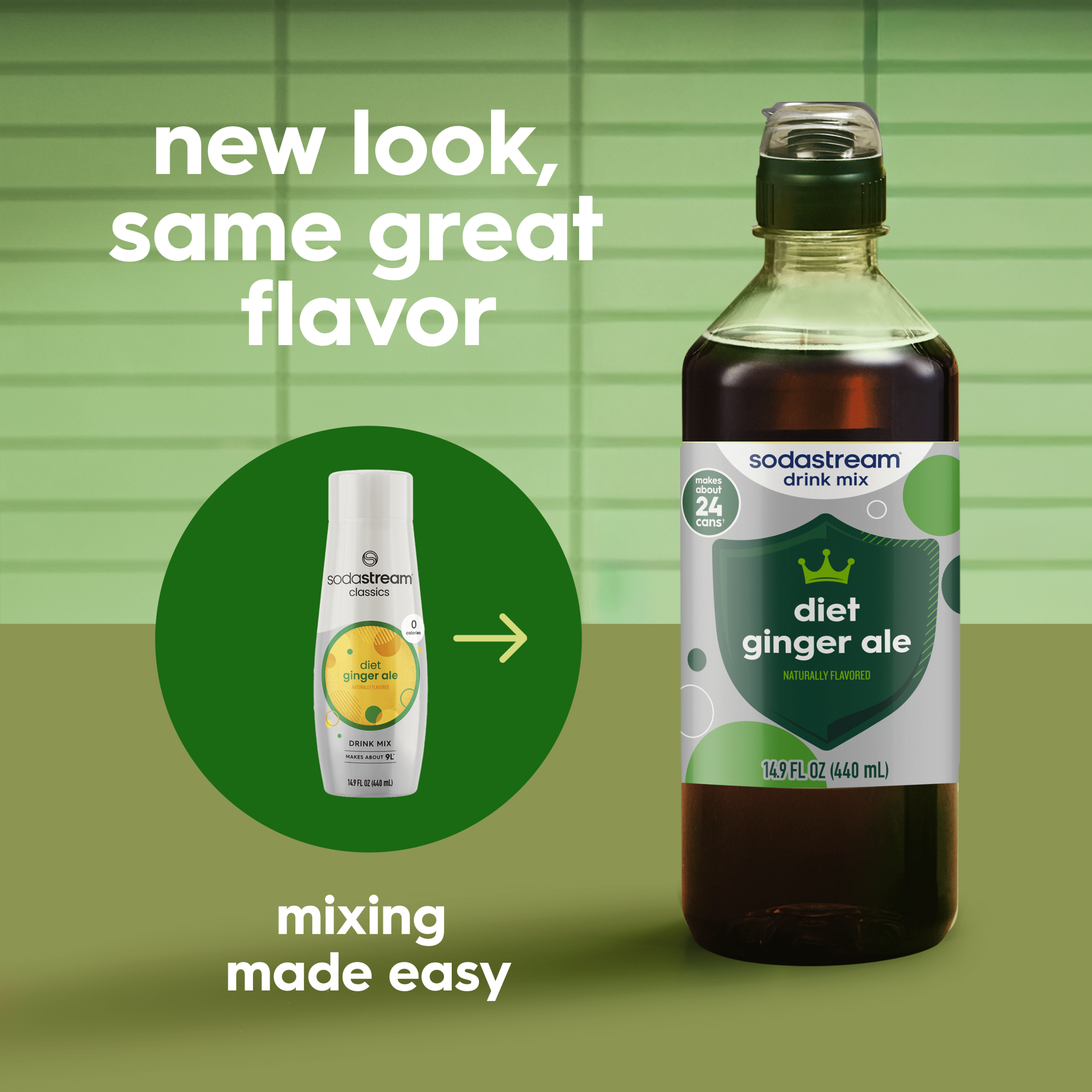 Sodastream Classics? Diet Ginger Ale Drink Mix 440ml - Image 5