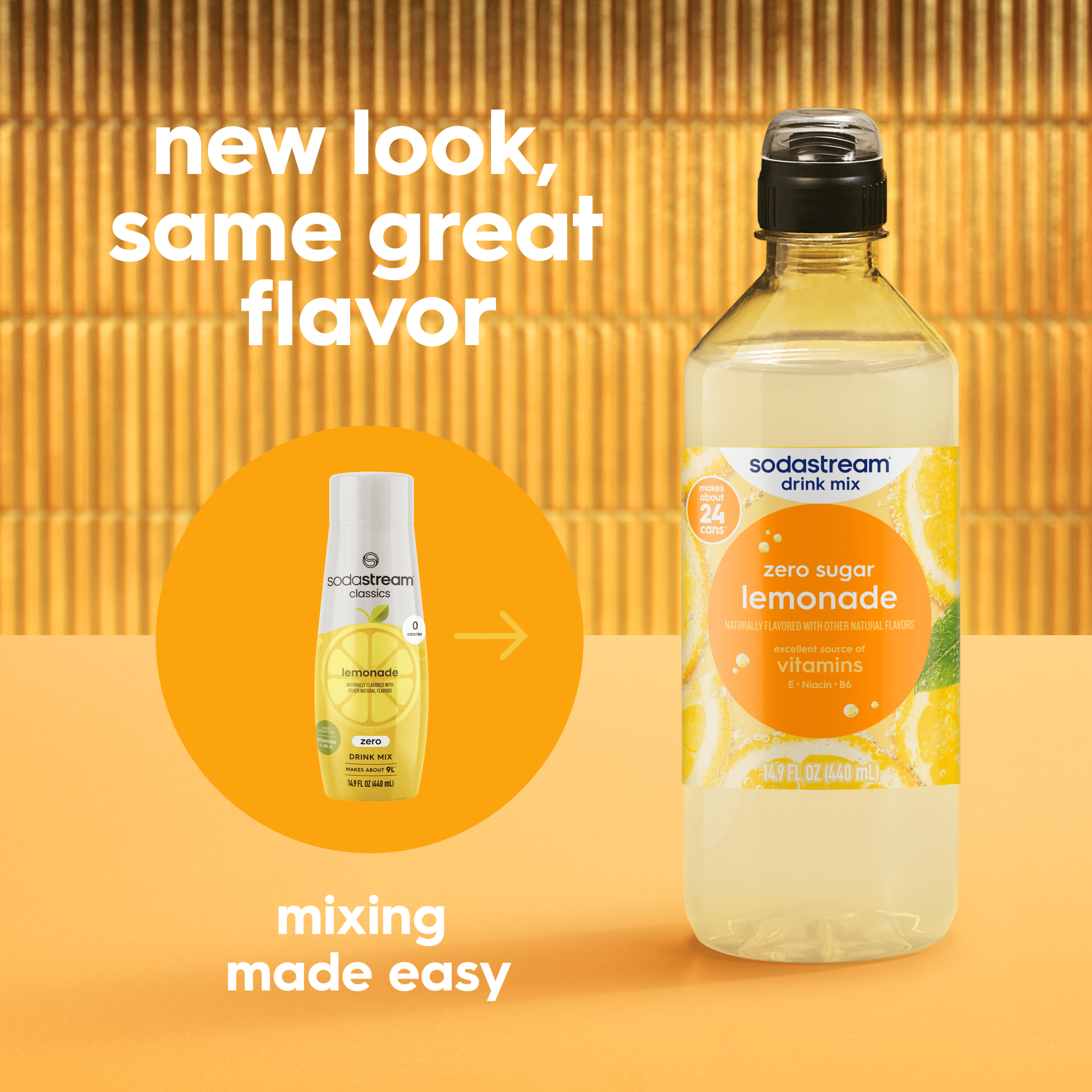 Sodastream Classics? Lemonade Zero Sugar Drink Mix 440ml - Image 5