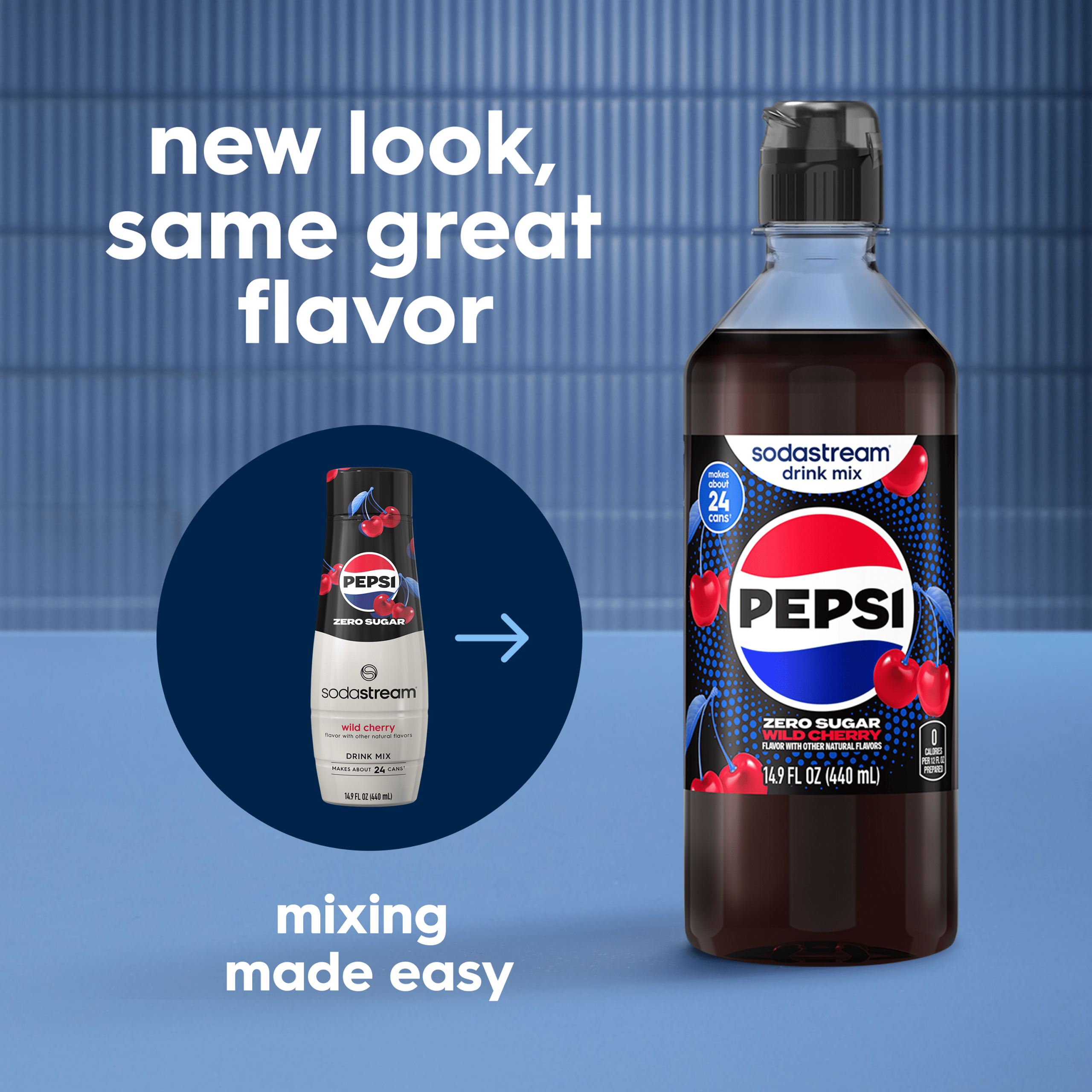 Sodastream Pepsi Wild Cherry Zero Sugar Drink Mix 4 Pack 440ml - Image 5