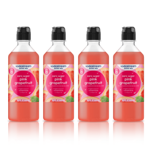 Sodastream Classics? Pink Grapefruit Zero Sugar Drink Mix 4 Pack 440ml