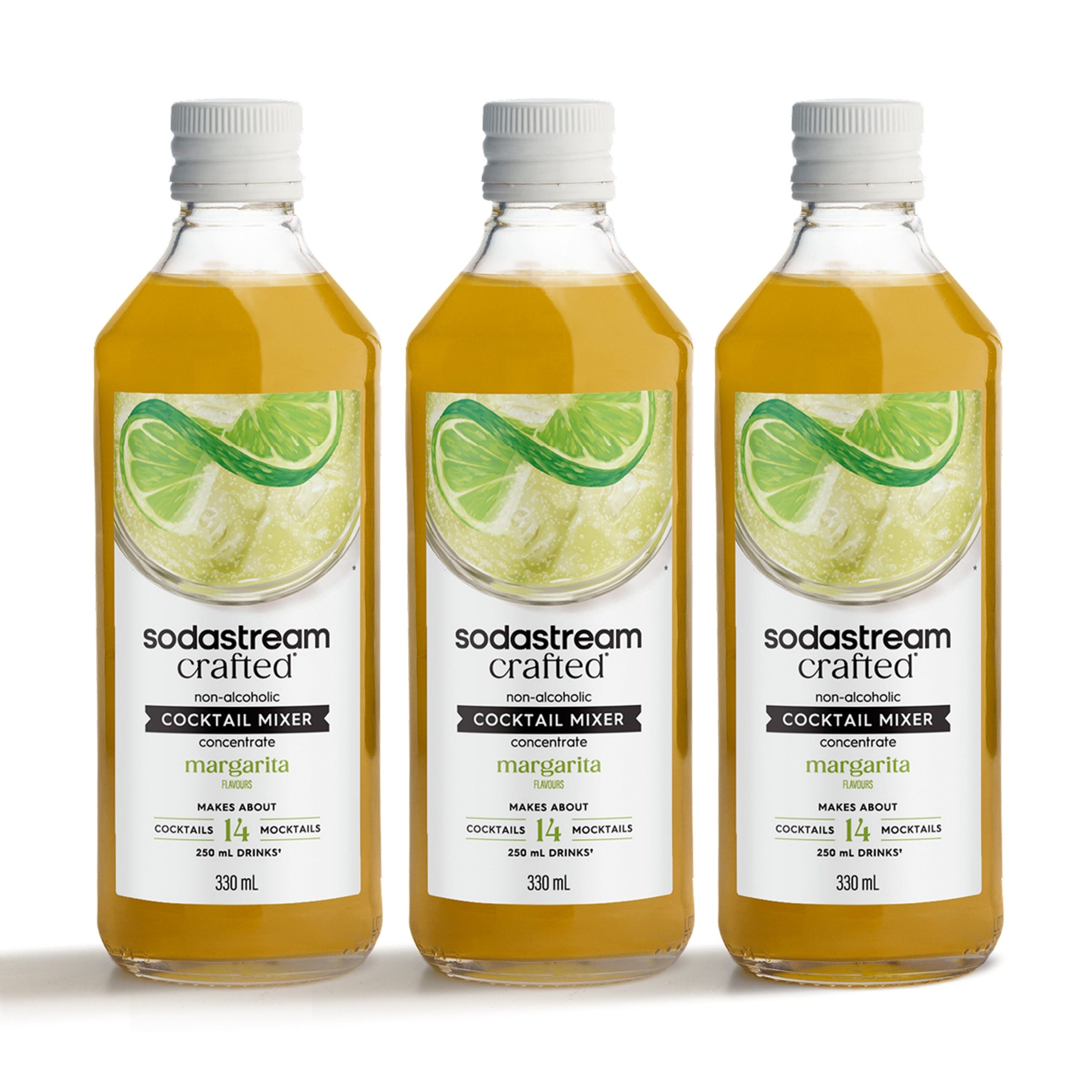 Sodastream Crafted? Mixers Margarita Cocktail 3 Pack Mixer 330ml