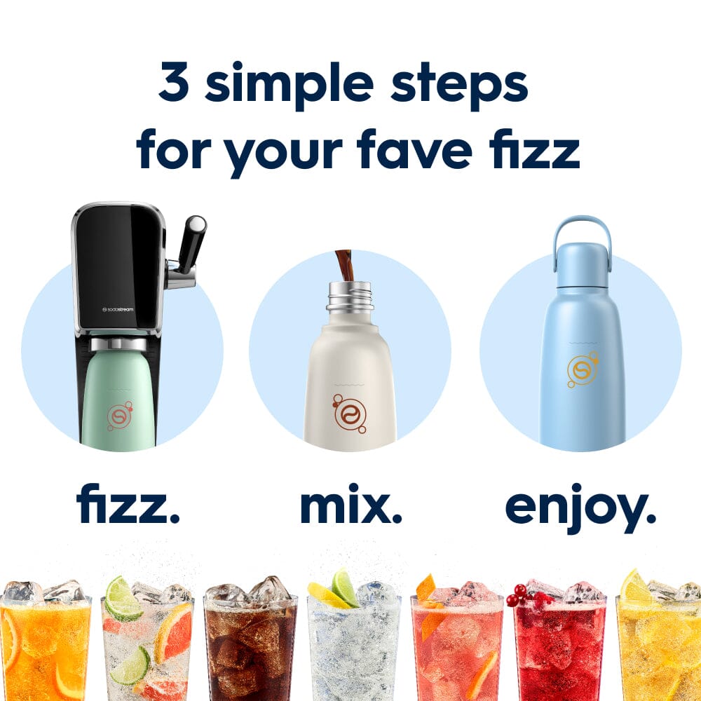 Sodastream Fizz & Go? Insulated Stainless Steel Carbonating Bottle Arctic 30.4 oz - Image 7