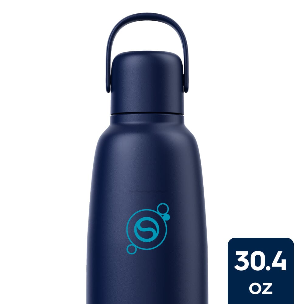 Sodastream Fizz & Go? Insulated Stainless Steel Carbonating Bottle Blueberry 30.4 oz
