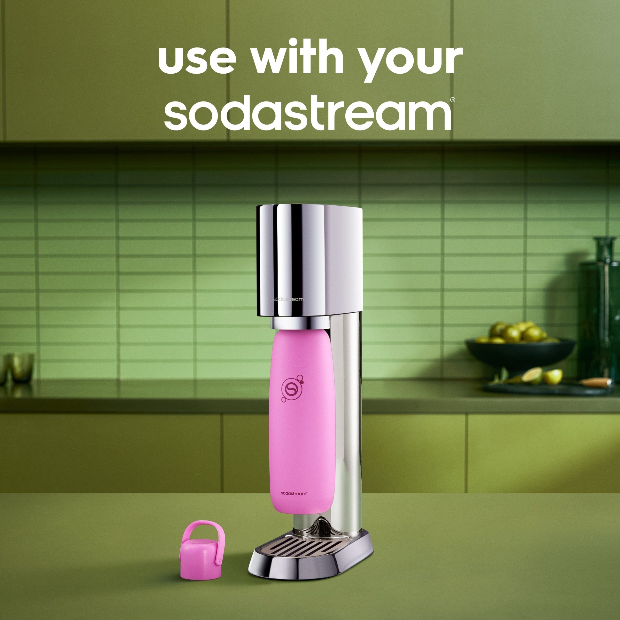 Sodastream Fizz & Go? Insulated Stainless Steel Carbonating Bottle Guava 30.4 oz - Image 7