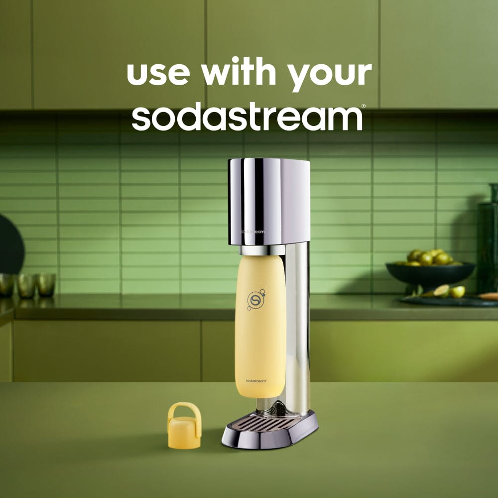 Sodastream Fizz & Go? Insulated Stainless Steel Carbonating Bottle Lemon 30.4 oz - Image 7