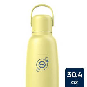 Sodastream Fizz & Go? Insulated Stainless Steel Carbonating Bottle Lemon 30.4 oz